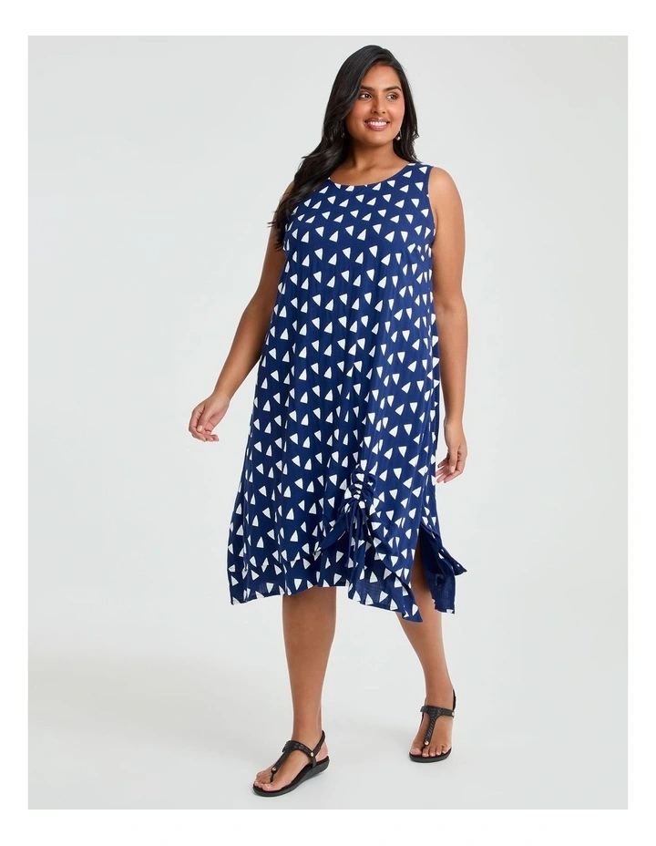 Natural Lorena Dress in Multi image 1