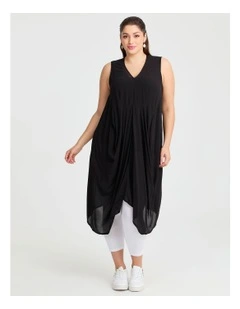 Natural Pebblestone Dress in Black