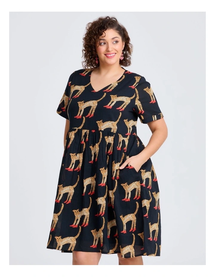 Cotton Bouffants Cheetah Dress Print image 2