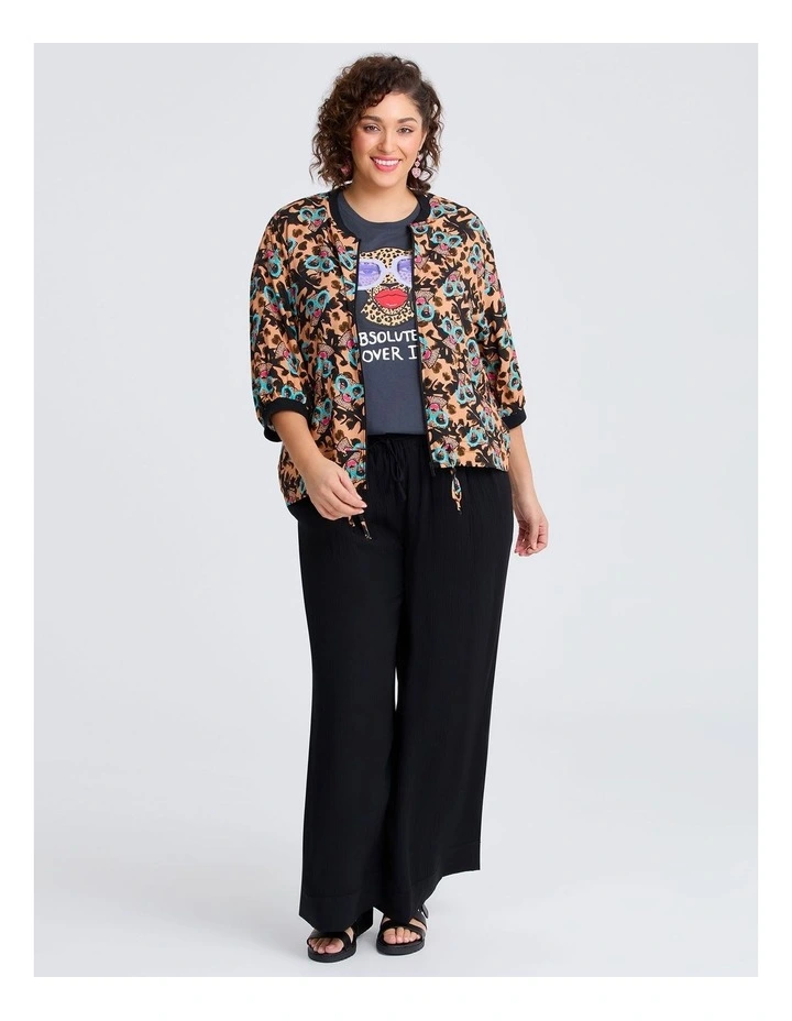 Bouffants Cheetah Print Bomber Print image 3