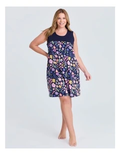 Australian Cotton Bloom Nightie in Print