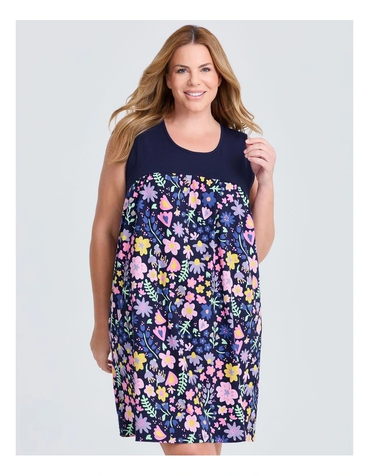 Australian Cotton Bloom Nightie in Print image 3