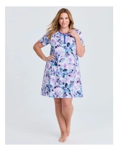 Australian Cotton Iris Nightie in Print