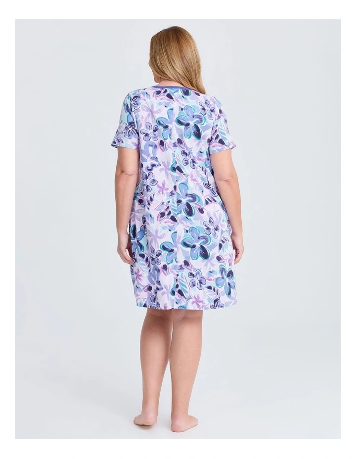 Australian Cotton Iris Nightie in Print image 2