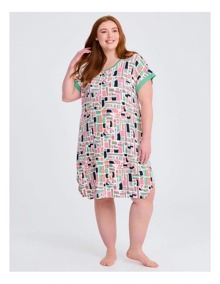 Bamboo Reverie Nightie in Print image 1
