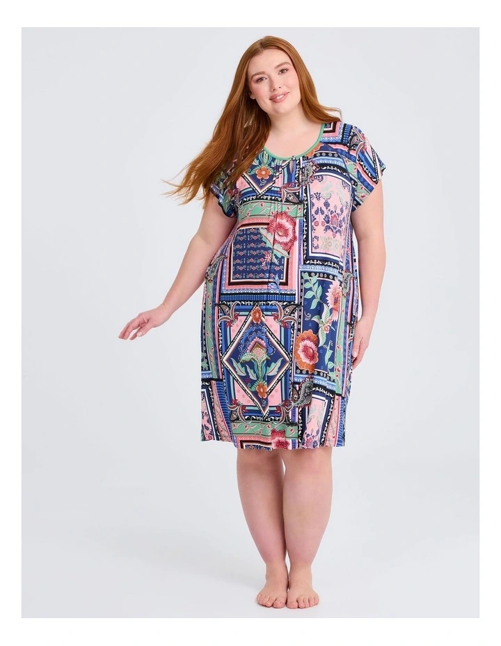 Bamboo Dreamscape Nightie in Print image 1