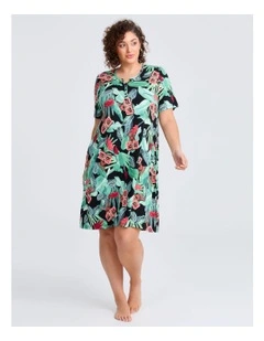 Bouffants Tropical Glam Nightie Print
