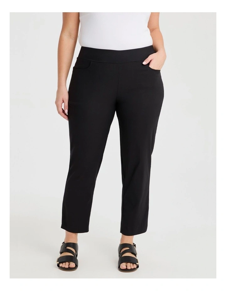 Editorial Pocket Taper Pant in Black image 1