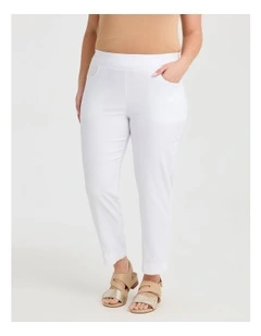 Editorial Pocket Taper Pant in White