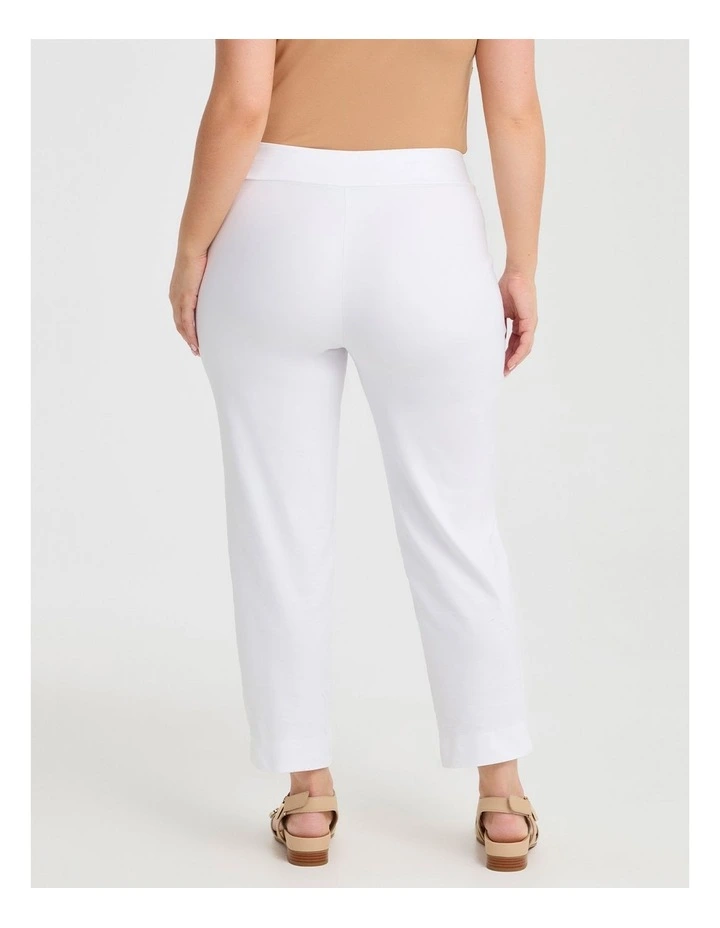 Editorial Pocket Taper Pant in White image 2