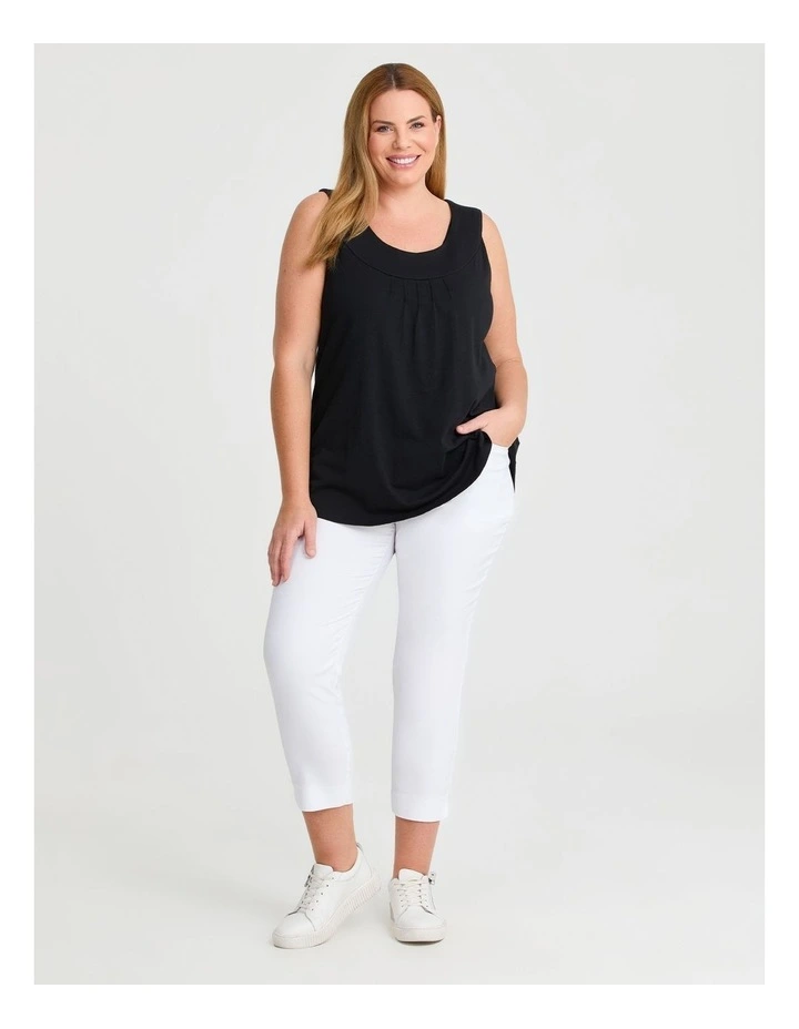 Editorial Pocket Taper Pant in White image 3
