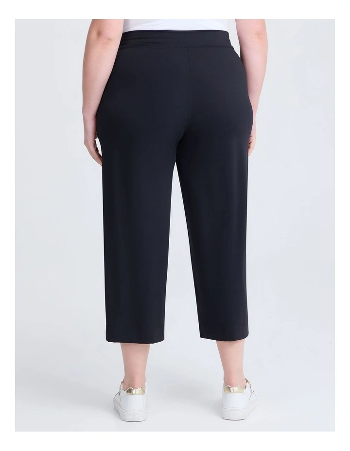 Cloud Touch Crop Yoga Pant in Black image 2