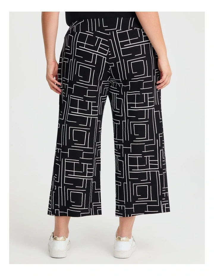 Natural Arina Crop Pant Arina in Print image 2
