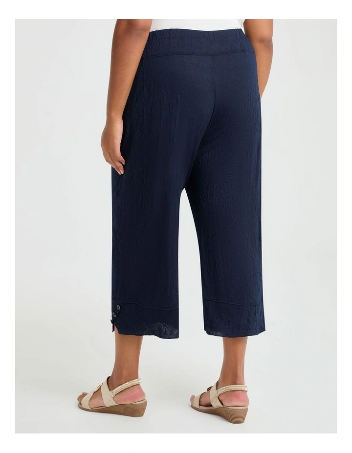 Alicia Crop Pant in Dark Indigo image 2
