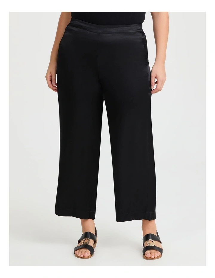 Natural Delia Deluxe Pant in Black image 1