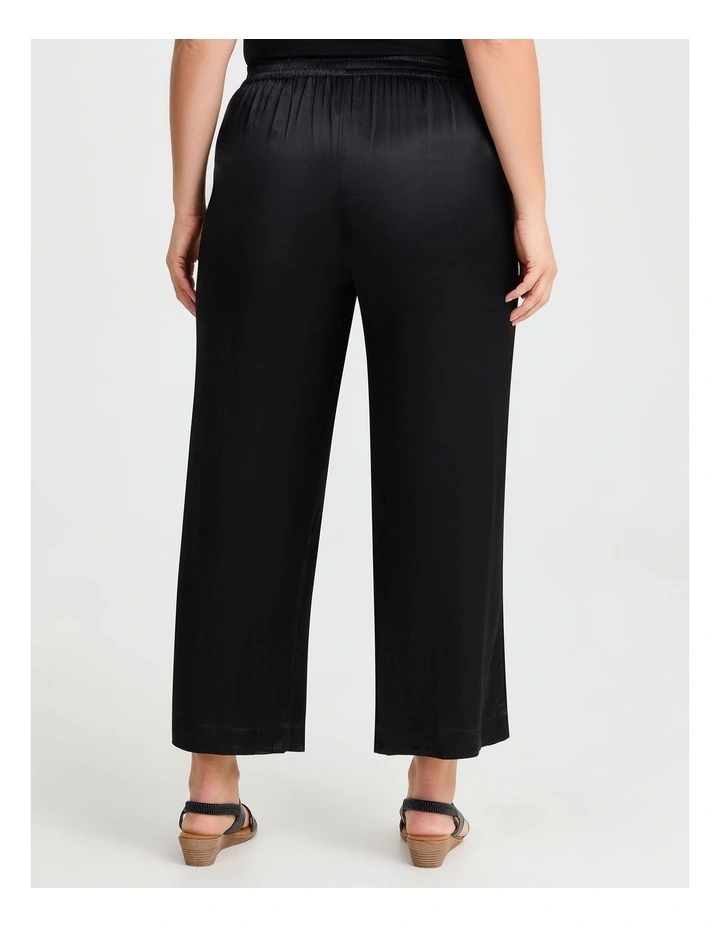 Natural Delia Deluxe Pant in Black image 2