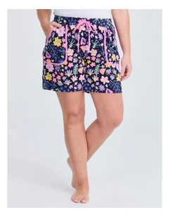 Australian Cotton Bloom Pyjama Short in Print