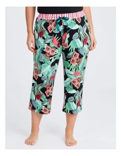 Bouffants Tropical Glam Pj Pant Print