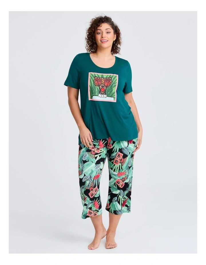 Bouffants Tropical Glam Pj Pant Print image 3