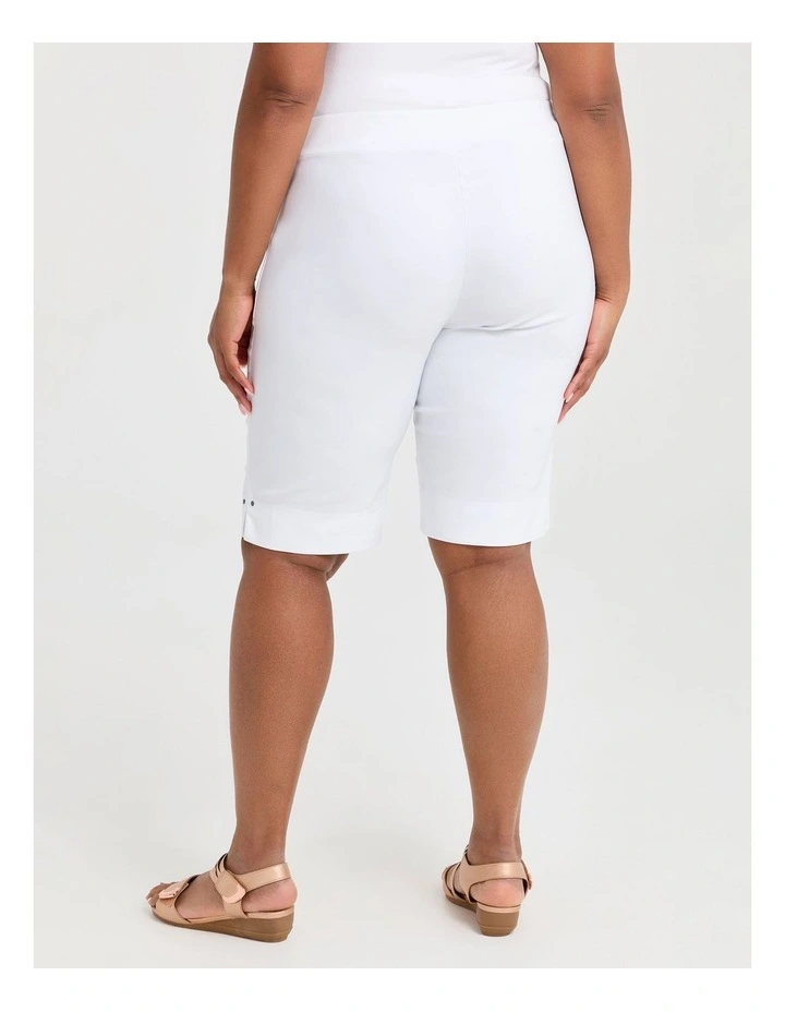 Editorial Base Pocket Short in White image 2