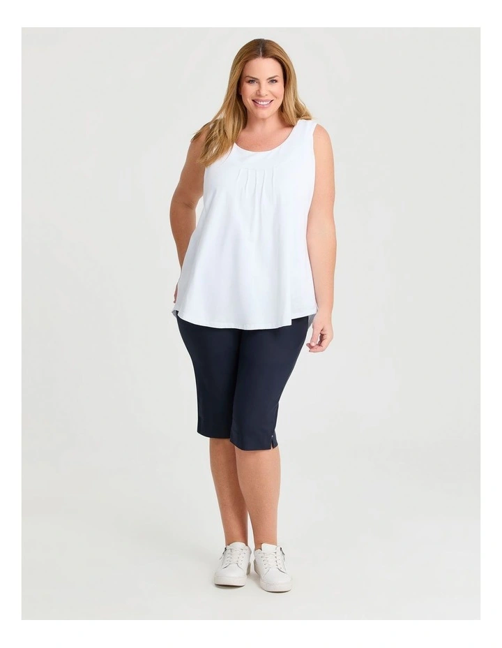 Editorial Base Pocket Short in Dark Indigo image 3