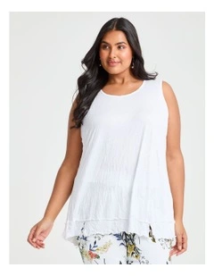 Bamboo Alicia Tank White