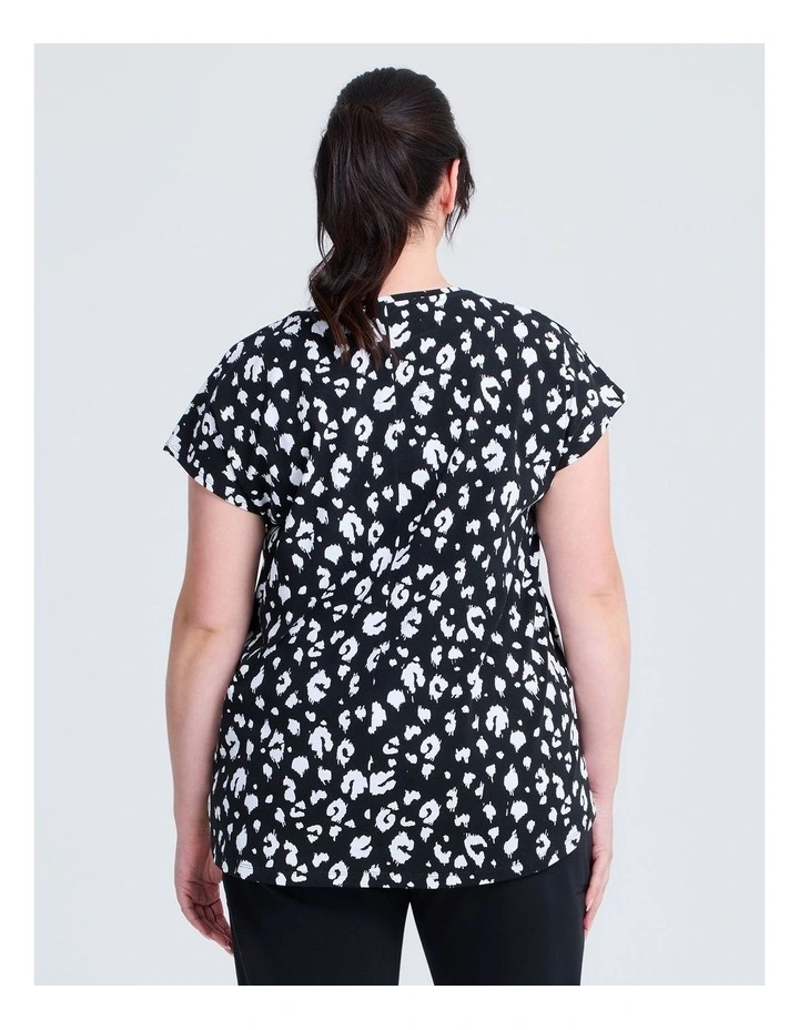 Cotton Active Graphic T-shirt in Print image 2