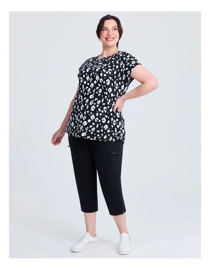 Cotton Active Graphic T-shirt in Print image 3