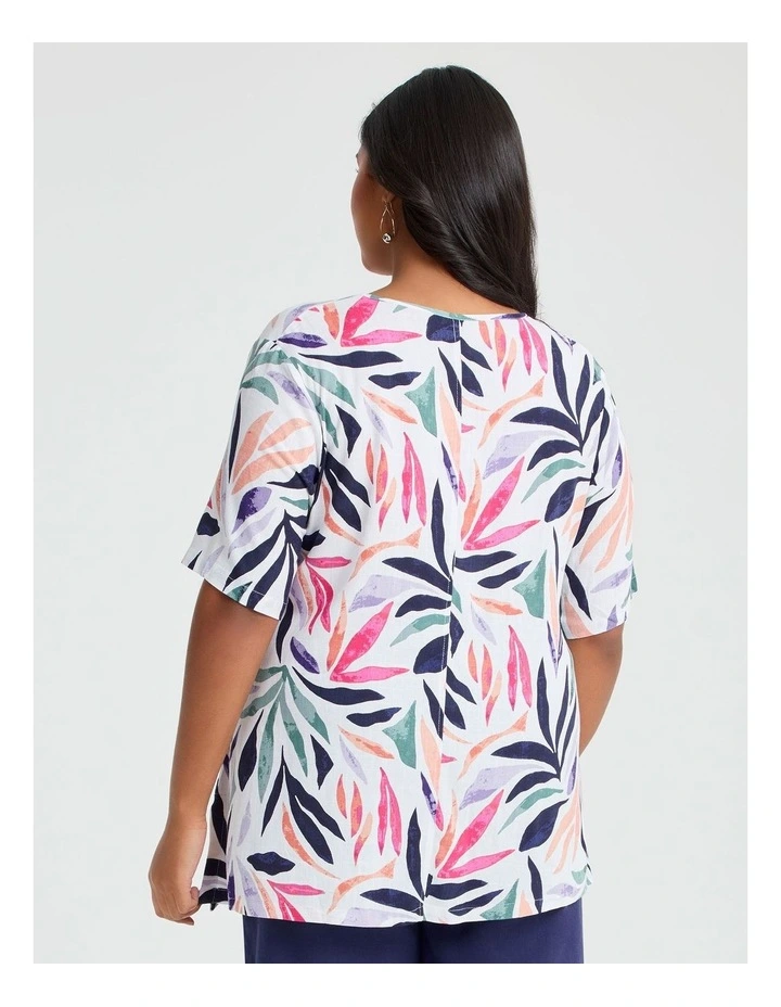 Natural Sinia Top in Multi image 2