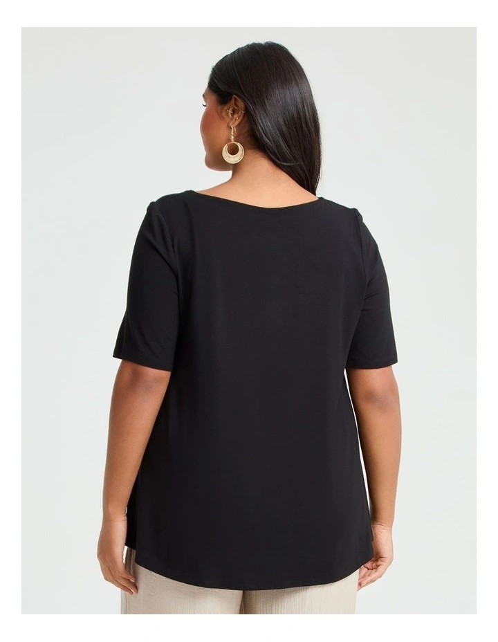 Natural Riveria Palm Top Black image 2