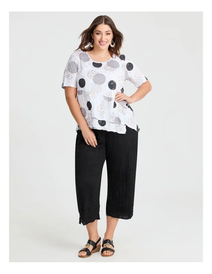Bamboo Blanca Spot Top Print image 3