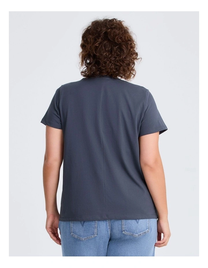Cotton Bouffants Over It T-shirt Graphite image 2