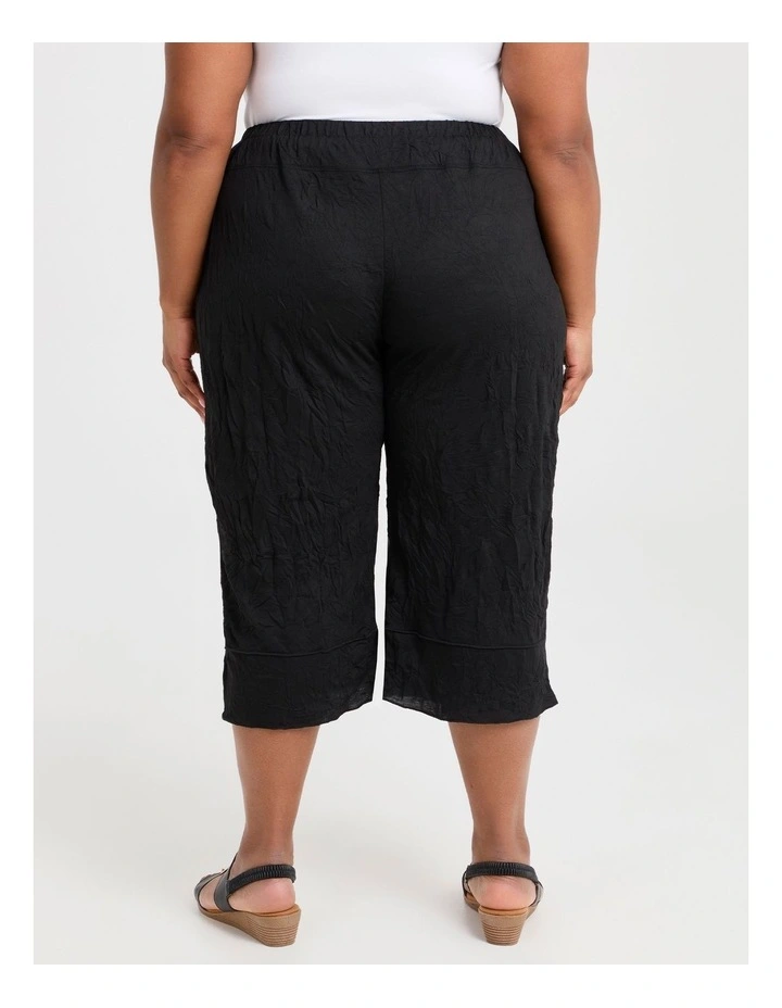 Petite Alicia Crop Pant in Black image 2