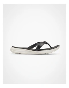 Flex Comfort Flip Flop in Black