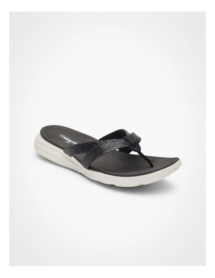 Flex Comfort Flip Flop in Black image 2
