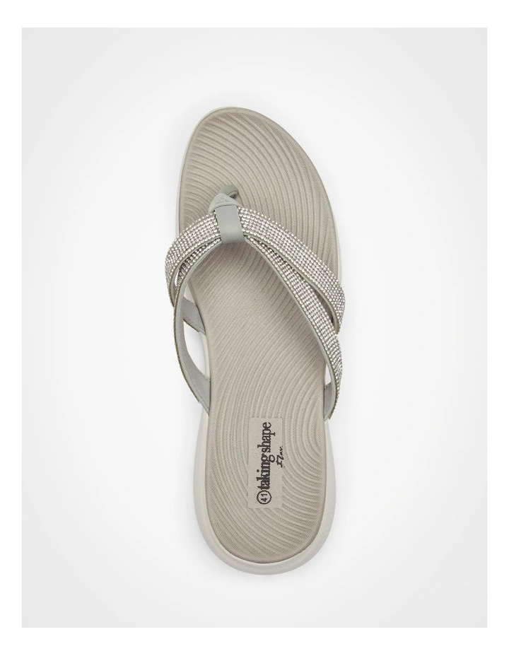 Flex Comfort Flip Flop in Light Grey image 4