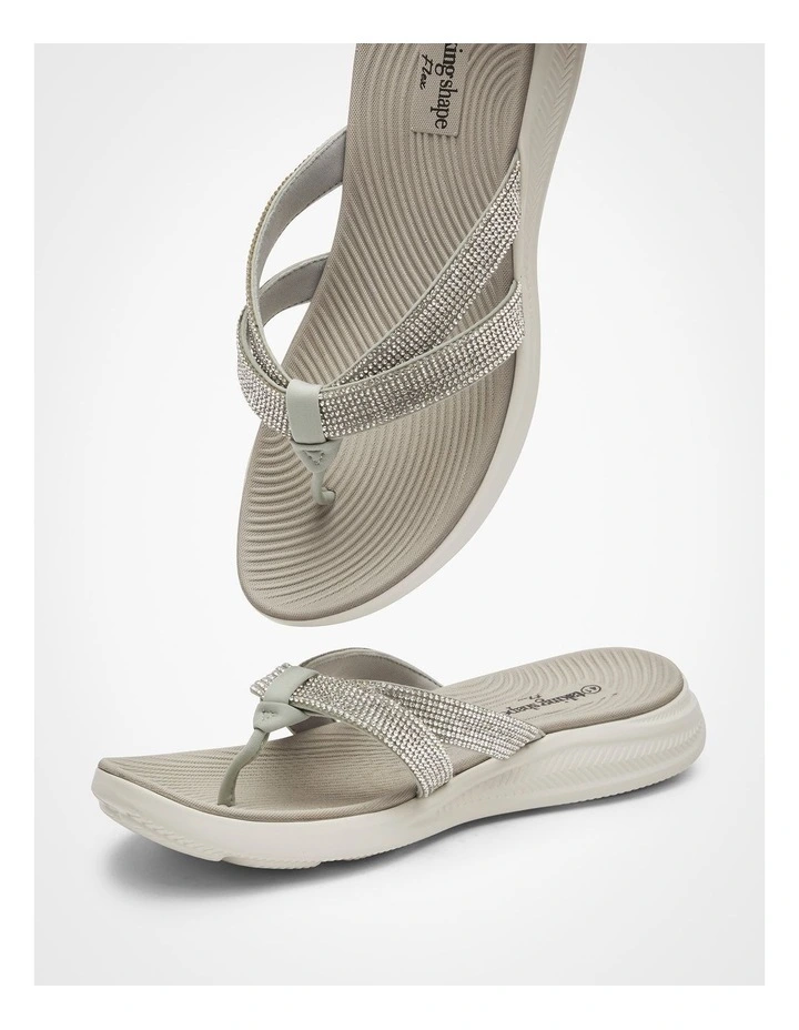 Flex Comfort Flip Flop in Light Grey image 5