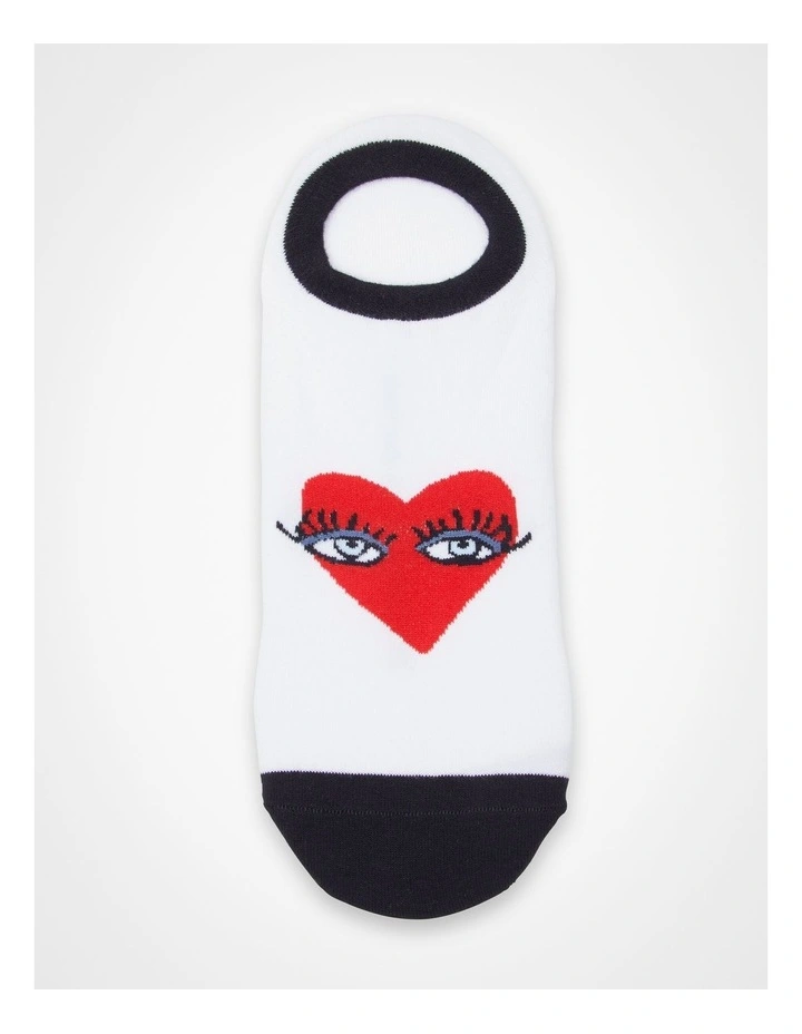 3Pk Bouffants Cotton Ankle Socks in Multi image 4