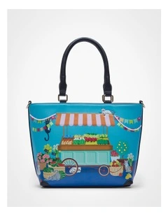 3D Scene Shoulder Bag in Multi
