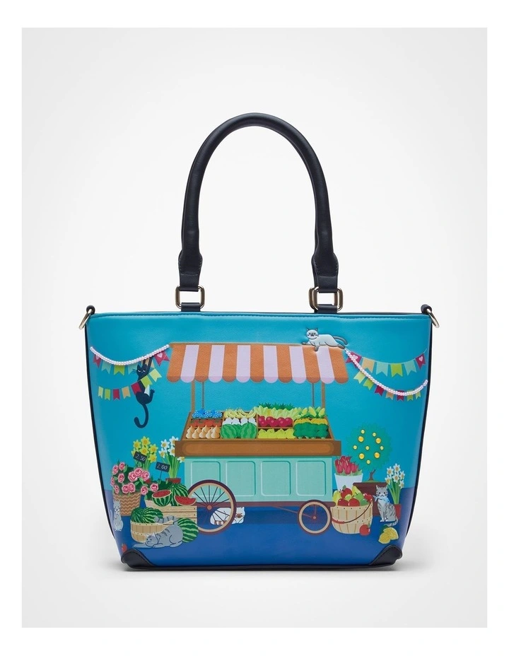 3D Scene Shoulder Bag in Multi image 1