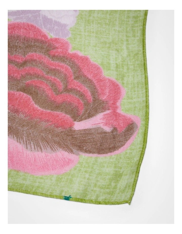Oversized Flower & Bird Cape Multi image 6