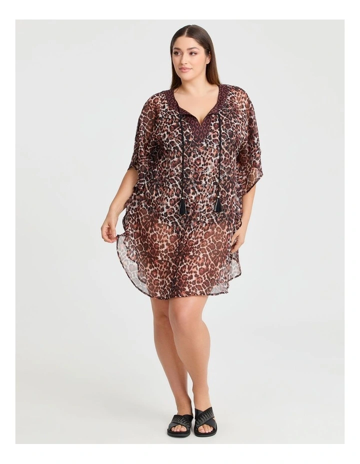 Animal Print Swim Poncho Animal image 3