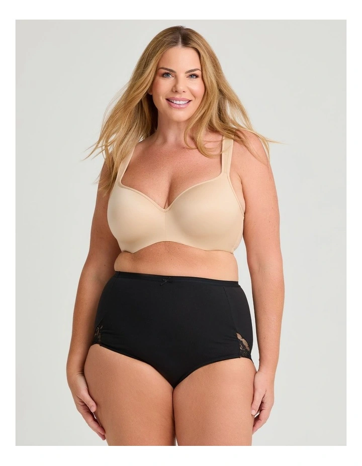 Cotton Lace Full Briefs 3 Pack in Multi image 6