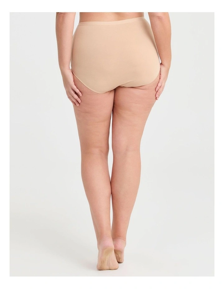 Bamboo Full Briefs 3 Pack in Nude image 3