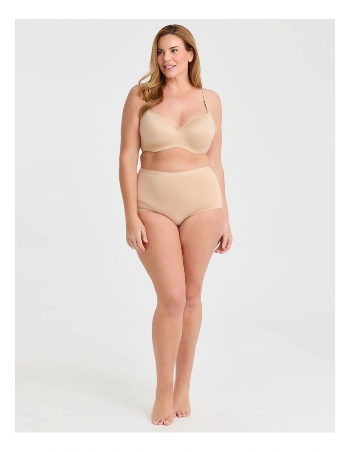 Bamboo Full Briefs 3 Pack in Nude image 4