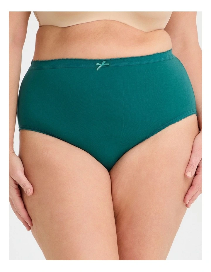 Cotton Floral Spot Briefs 5 Pack in Multi image 5