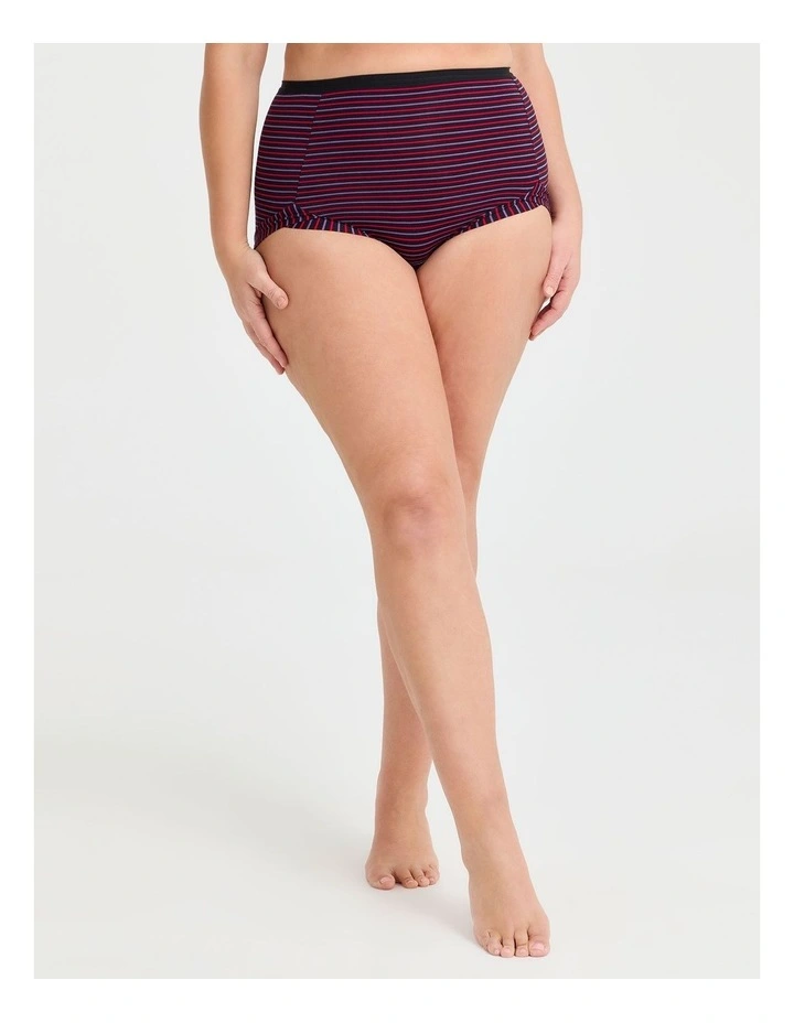 Bamboo Basic Briefs 2 Pack in Multi image 5