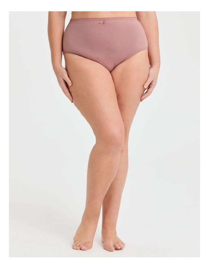 Cotton Tonal Briefs 5 Pack in Multi image 2