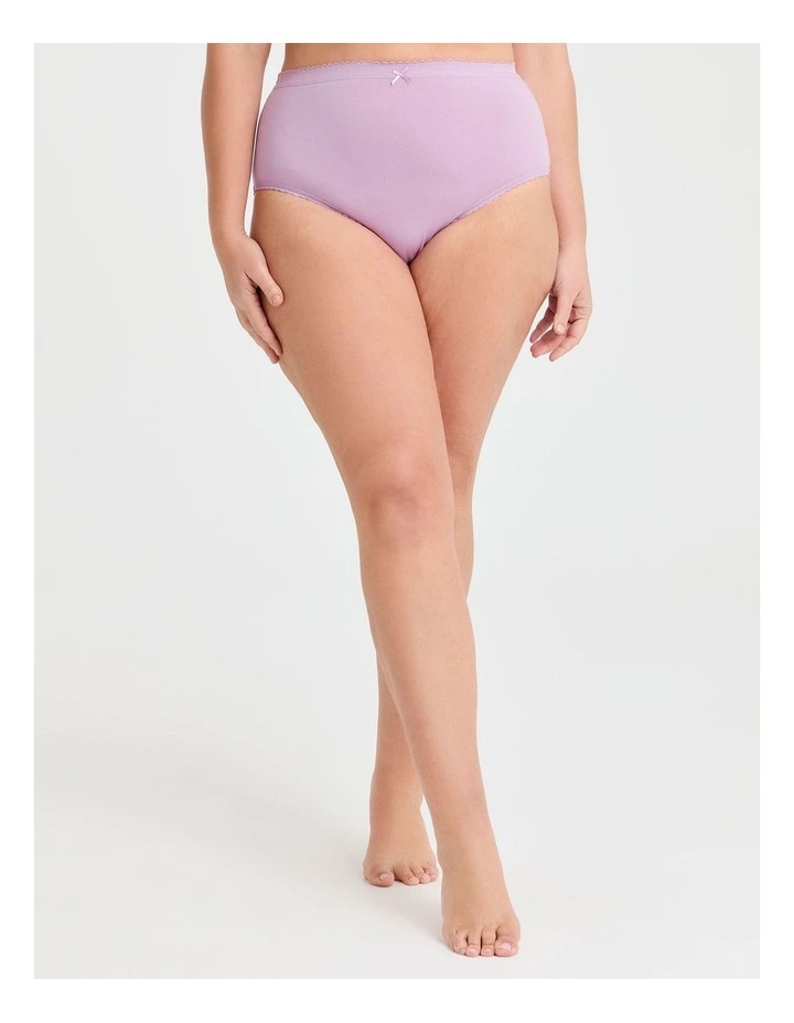 Cotton Tonal Briefs 5 Pack in Multi image 5