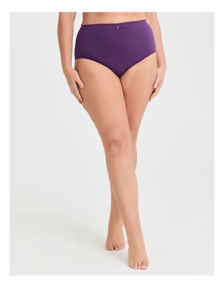 Cotton Tonal Briefs 5 Pack in Multi image 7